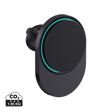 Logo trade advertising product photo of: PowerCruze RCS rplastic 15W magnetic charging car holder