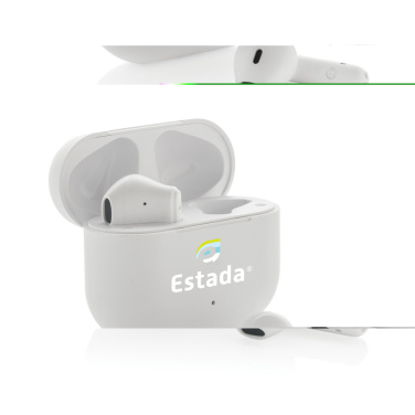 Logotrade promotional giveaway image of: Tunevo RCS recycled plastic wireless earbuds