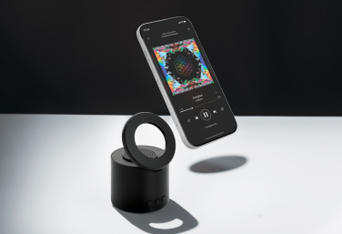 Logotrade promotional item image of: Magpulse RCS recycled plastic 3W speaker w/magnetic holder