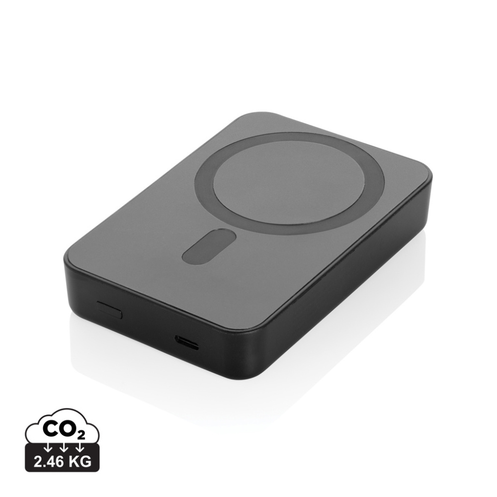 Logotrade promotional product image of: Amporia RCS recycled plastic 10.000mAh magnetic powerbank