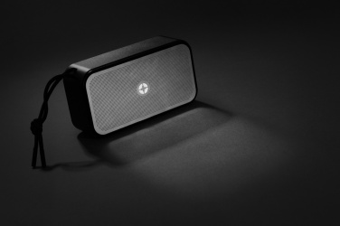 Logotrade corporate gift picture of: Swiss Peak RCS recycled aluminium 10W bass speaker