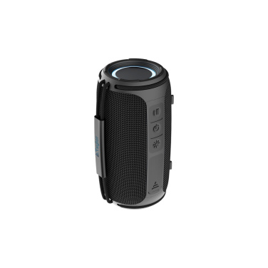 Logo trade promotional gifts image of: Prisma RCS recycled plastic IPX 4 waterpoof 16W speaker