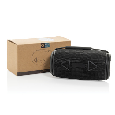 Logo trade corporate gift photo of: Prisma RCS recycled plastic IPX 4 waterpoof 16W speaker