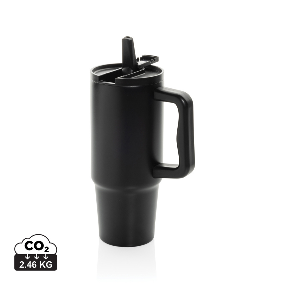 Logo trade advertising products picture of: Embrace Leakproof RCS recycled stainless steel tumbler 900ml