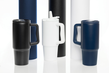 Logotrade promotional merchandise image of: Embrace Leakproof RCS recycled stainless steel tumbler 900ml