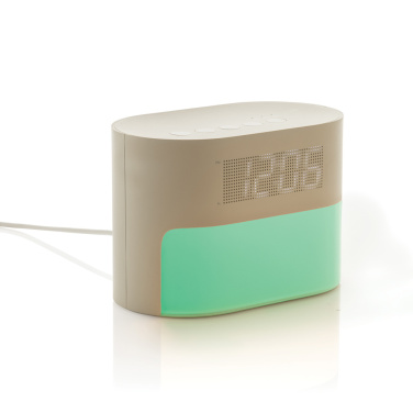Logotrade advertising product image of: LumaRise RCS reycled plastic white noise alarm clock