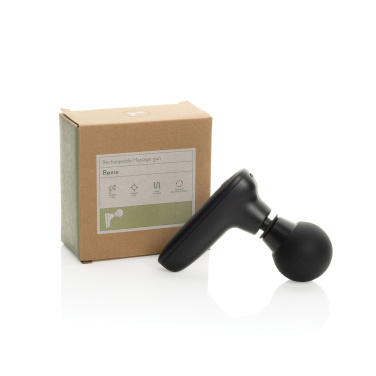 Logo trade promotional products picture of: Revix RCS recycled plastic massage gun