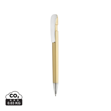 Logo trade promotional gifts picture of: Glide GRS certified R-ABS Metal Clip Pen