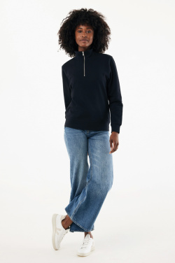 Logo trade promotional items picture of: IQONIQ Elgon recycled cotton quarter zip sweater