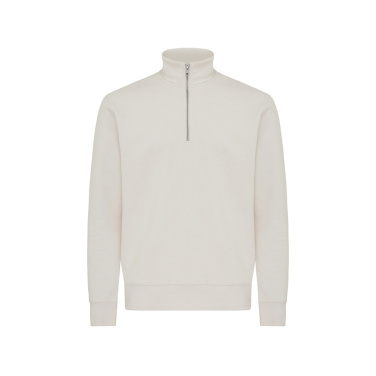Logo trade business gift photo of: IQONIQ Elgon recycled cotton quarter zip sweater