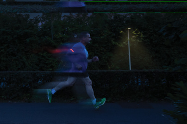 Logotrade corporate gifts photo of: Lumi Sprint RCS rplastic LED re-chargeable running light