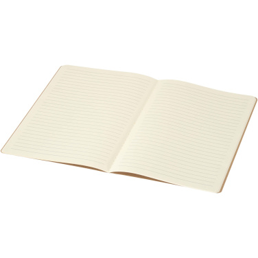Logotrade promotional giveaways photo of: Slyk A5 kraft cahier notebook with ruled pages