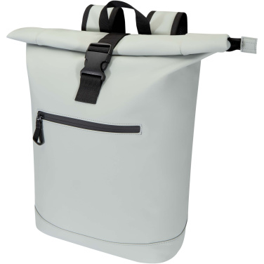 Logo trade promotional merchandise picture of: Resi Plus 15" GRS recycled roll-top backpack 18L