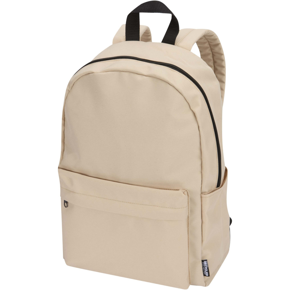 Logotrade promotional gift picture of: Byron 14" GRS recycled city laptop backpack 16L