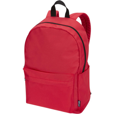 Logo trade business gifts image of: Byron 14" GRS recycled city laptop backpack 16L