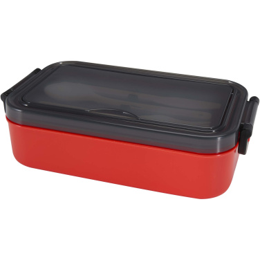 Logo trade corporate gift photo of: Snappy lunch box and cutlery set