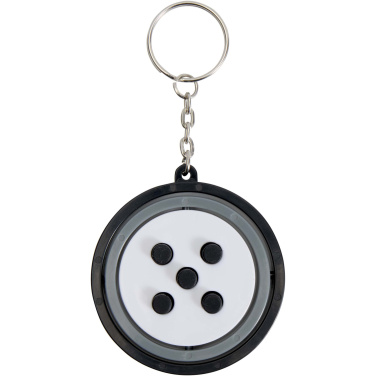 Logotrade corporate gift image of: Spinx recycled plastic gyroscope fidget keychain