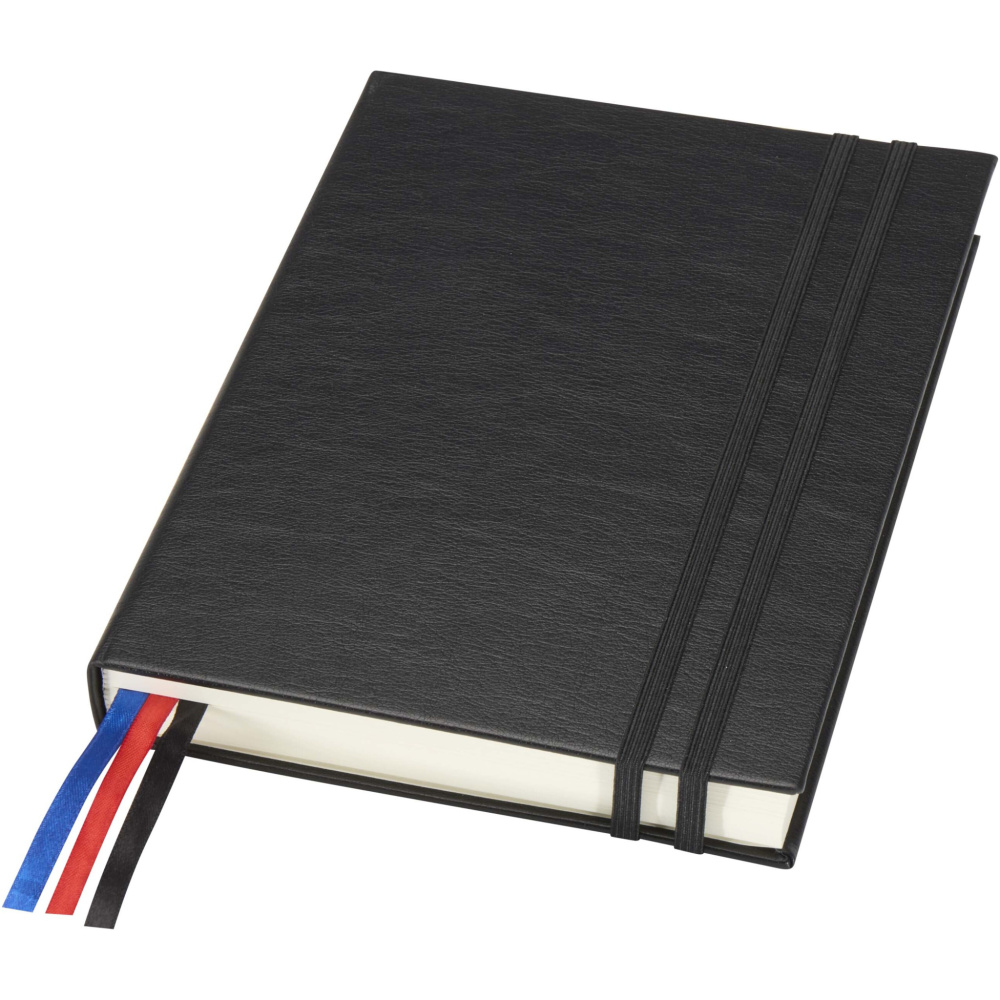 Logo trade promotional merchandise picture of: Alder A5 hard cover notebook