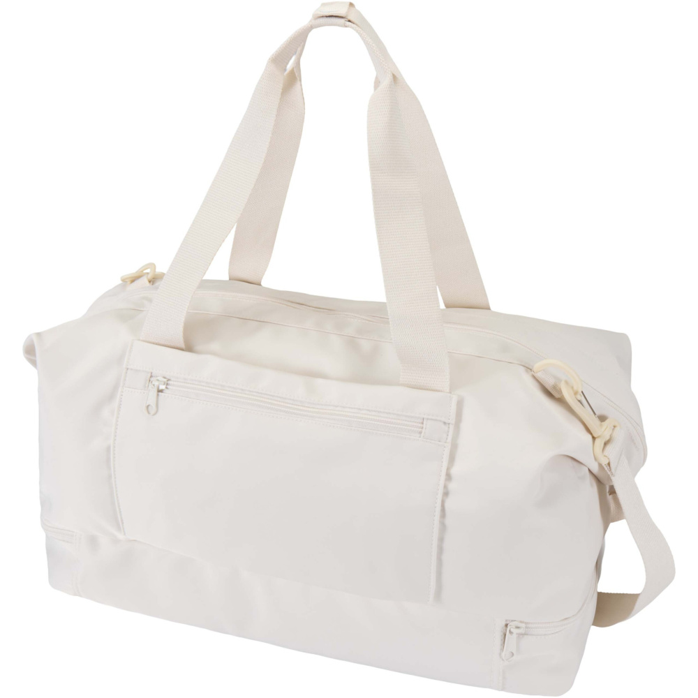 Logo trade business gift photo of: Trip Aware™ recycled travel duffel bag 42L