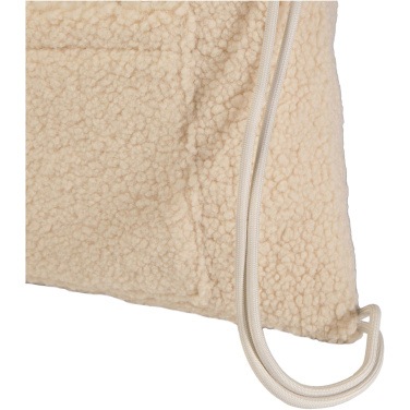Logotrade promotional item image of: Bear GRS recycled sherpa drawstring backpack 9L