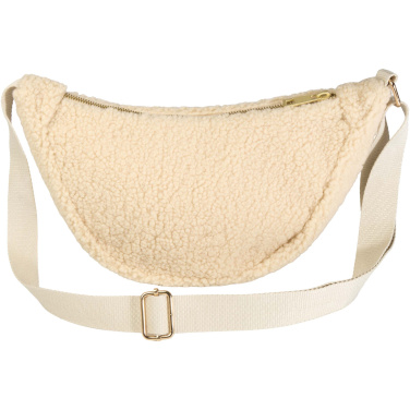 Logo trade business gifts image of: Bear GRS recycled sherpa crossbody bag 3L