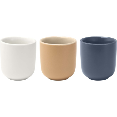 Logo trade promotional giveaway photo of: Male 90 ml ceramic espresso cups - set of 2