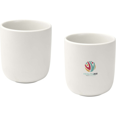 Logotrade promotional merchandise image of: Male 200 ml ceramic cups - set of 2