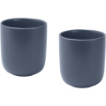 Male 200 ml ceramic cups - set of 2, Hale Blue