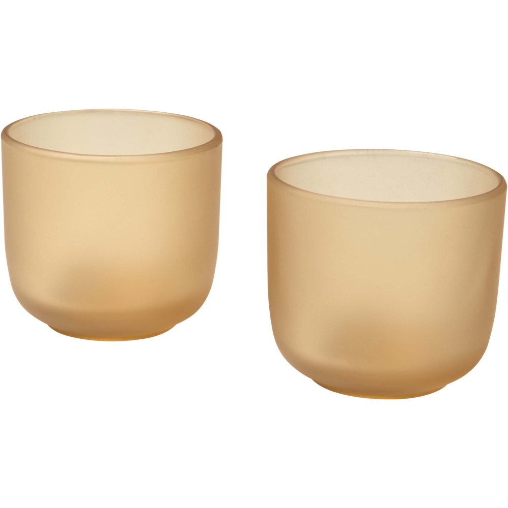 Logo trade promotional gifts image of: Male 200 ml glass cups - set of 2
