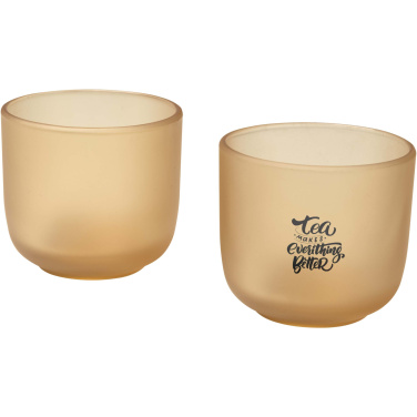 Logotrade promotional item picture of: Male 200 ml glass cups - set of 2