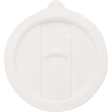 Logo trade promotional product photo of: Carter 450 ml ceramic mug with plastic lid