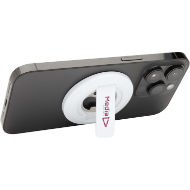 Logotrade promotional items photo of: Ain recycled plastic magnetic phone stand with bottle opener 