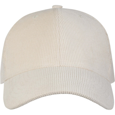 Logotrade promotional item image of: Hutton 6 panel recycled corduroy cap