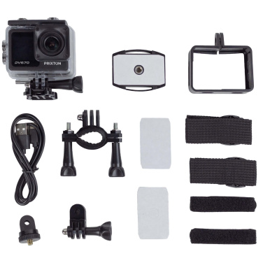 Logo trade business gift photo of: Prixton DV670 4K dual screen action camera