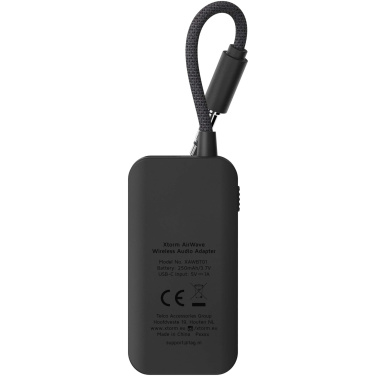Logo trade promotional giveaways image of: Xtorm XAWBT01 AirWave wireless audio adapter