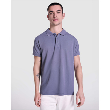 Logo trade promotional gift photo of: Cobain short sleeve unisex polo
