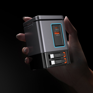 Logotrade promotional gifts photo of: Urban Vitamin Sacramento 105W GAN charger+retractable cables