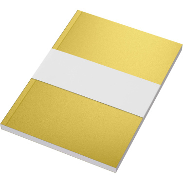 Logotrade advertising product image of: Novella Austen A5 metallic soft cover notebook - 100 sheets