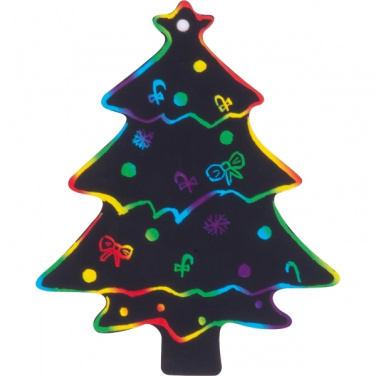Logo trade promotional merchandise picture of: Scratch-off Christmas ornaments SOUTH POLE