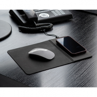 Logotrade business gift image of: Mousepad with Wireless Charging ROTHERHAM