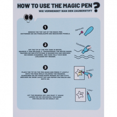 Logo trade promotional gifts picture of: Watercoloring Book ANGERS