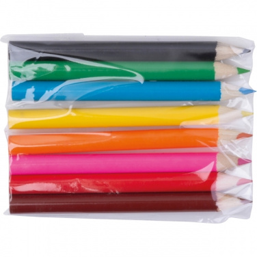 Logotrade promotional products photo of: Case with Colored Pencils CARLTON