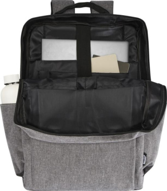 Logotrade promotional merchandise image of: Libra 15” GRS recycled laptop backpack 15L