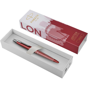 Logo trade promotional gifts picture of: Parker Jotter SE Global Icons colour trim ballpoint pen