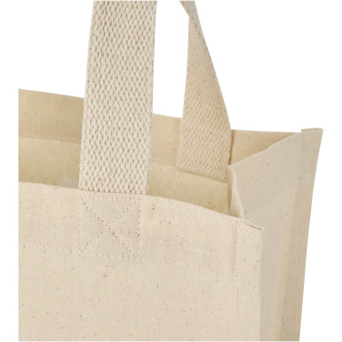 Logotrade promotional item image of: Odessa 220 g/m² GRS recycled cotton mini gusset tote bag 9L