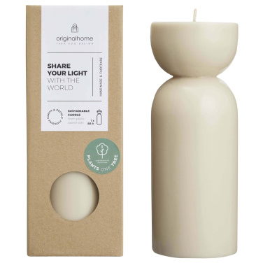 Logo trade promotional items picture of: Originalhome organic candle - medium