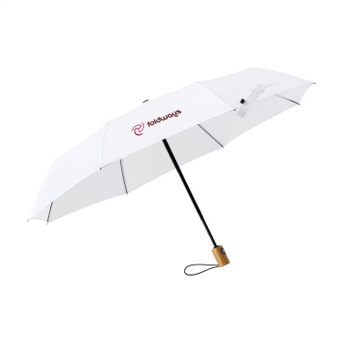 Logo trade promotional products image of: Michigan foldable RCS RPET umbrella 21 inch