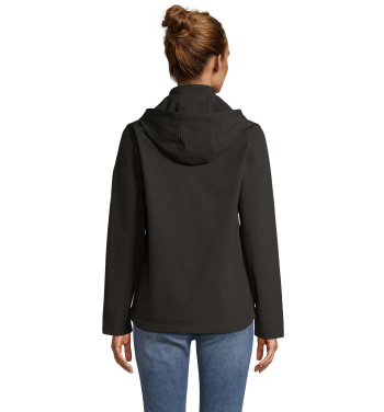 Logo trade promotional gift photo of: RACE WOMEN HOODED JACKET