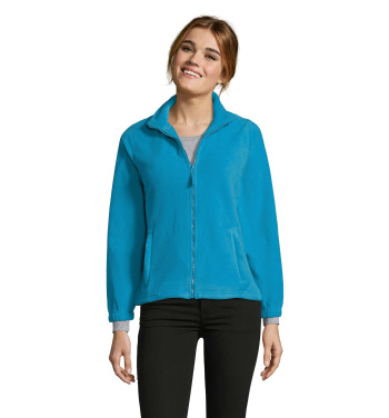 Logotrade promotional item picture of: NORTH WOMEN ZIPPED FLEECE
