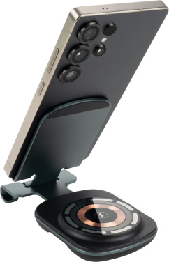 Logo trade promotional items image of: Phone holder with wireless charger